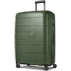 REDOLZ valigia grande 76 cm rigida espandibile TSA 4 ruote bagaglio da stiva Essentials 11+
