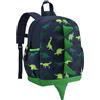 VASCHY Zaino per bambini, zaino per la scuola, per bambini e bambine, 2-5 anni, adatto per dinosauri A4 3D, impermeabile, con cinghia toracica, per bambini, scuola, asilo, scuola materna, Verde Dino-s