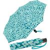 United Colors of Benetton Benetton - Ombrello tascabile a pois automatici, Wild Blooms Menta, 95 cm