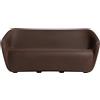 Slide - Divano da giardino a 2 posti Reborn - Marrone - Ecothylene riciclato - Designer ecoBirdy