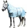 Gallopoff Coperta antimosche con collo combinata, leggera e morbida, per l'estate, per pony/puledro/asino delle Shetland, 90 cm