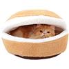 GODGETS 2 in 1 Pet Casa Nido a Forma di Conchiglia Accogliente Caldo Cuscino Cuccia Morbido Letto per Cani Animale，No Zip，52×40×30 CM，M