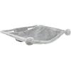 Trixie Amaca - Letto da fissare alla parete, 42 x 41 cm, grigio, raschietti a parete