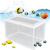 Generico Scatola Per Allevamento Pesci - Rete Di Allevamento Grande Per Acquario | Box Di Separazione Avannotti Con Ventose | Sicuro Per Pesciolini & Animali Acquatici