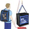 Everest's Toys Borsa antincendio per animali domestici - Grande fino a 40,8 kg | Kit di evacuazione per animali domestici con trasportino di emergenza
