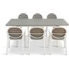 Nardi Tavolo Alloro allungabile 140/210 cm + 6 sedie Palma SET da pranzo allungabile e impilabile