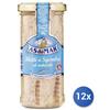 Asdomar 12x Multipack Asdomar Sgombro Filetti Naturale Gr. 150 Vetro