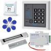 Fredorlokk Tuya Smart WiFi Access Control System Kit, 1000-User Remote Access Control Keypad, include 280KG serratura magnetica, tastiera di controllo accessi, alimentatore 12V, pulsante di uscita e 5