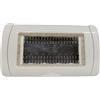 Terryshop74® Placca Idrobox 3 Posti IP55 Bianco con Coperchio - Cassetta 503 - (3 Posti compatibile Vimar Plana, Bianco)