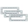 Terryshop74 3 x Supporti plastica per interruttori e prese per cassette 502-503 - 504-507 da 2-3 -4-7 posti Compatibili con living matix e compativile per vimar (Matix Compatibile, 7 Posti)