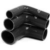 NOVANOX GERMAN ENGINEERING NovaNox® Tubo di riduzione 90° Ø 25-19 fino a 102-90 mm, tubo in silicone, diametro interno: Ø 60-54 mm, colore: nero