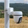 HOLACA Staffa di montaggio compatibile con Tapo C530WS, C520WS, C510W, C500, C501W, TC40GW, C51A, C52A, staffa di montaggio per telecamera di sicurezza esterna Pan/Tilt (fotocamera non inclusa