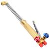 Kuuleyn Torcia da taglio, kit torcia acetilene, 1PC Torcia da taglio ossigeno acetilene in acciaio inossidabile Maniglia a pressione bilanciata Tubo di soffiaggio del gas 50 cm