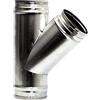 Vent Systems - Adattatore per tubo a 3 vie da 150 mm, 45 gradi, per tubo a T con connettore a tubo rotondo a forma di T, per aspiratore e condotto di ventilazione, connettore a T, 150 mm a 3 vie