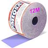 PMIQSA Grana 400 Rotolo Di Carta Vetrata, 70mm X 12 M Rotoli Di Carta Vetrata Ceramica Per Automotive, Levigatura Del Legno, Finitura Di Metalli, Plastica(Viola)