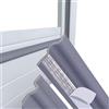 JANDTEK Guarnizione Isolante Adesiva per Finestre e Porte 4M/8M - Paraspifferi Anti-Spiffero in Schiuma - Bianco/Nero/Grigio - Termoisolante, Fonoassorbente, Facile da Applicare