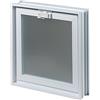 erfe Finestra di ventilazione da inserire in una parete di vetromattoni o muratura | Dimensioni cm 38,4X38,4X8 | Unità di vendita 1 finestra