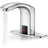Gangang Bacino per rubinetti con sensore per lavabo da bagno Rubinetto automatico touchless realizzato in ottone massiccio di alta qualità con miscelatore acqua calda e fredda