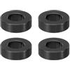 PATIKIL Spacer Alluminio M8 4pz Spaziatori Metallici Alluminio 8,2 Mm ID x 16 Mm OD x 5 Mm L Vite Distanziale Alluminio Distanziatore Rotondo per Bulloni a Vite 1/3 o M8 Nero
