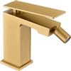 MICE COLLECTION MICE BDP048-2OC Rubinetto Monocomando per Bidet in Ottone Rubinetto Igienico WC per Acqua Fredda/Calda Oro Spazzolato