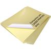 EVG Evergreen Goods - 10 fogli di carta adesiva in formato A4, autoadesiva, stampabile al laser, carta adesiva dorata per Silhouette Arts & Crafts, confezione personalizzata, resistente agli schizzi, per