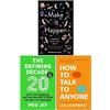 Murdoch Books/Canongate Books/HarperElem Make It Happen, The Defining Decade, How to Talk to Anyone 3 Books Collection Set