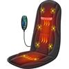 Snailax Memory Foam Massage Seat Cover per schiena e collo, coprisedile massaggiante con funzione di calore e vibrazione, massaggiatore per ufficio, regali per uomini, donne