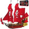 JMBricklayer Kit di costruzione di nave pirata per adulti 40003