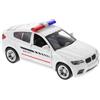 FOYTOKI Macchina Polizia Giocattolo in Lega Scala 1:32 Auto Polizia Con Porte E Ruote Mobili Per Bambini E Decorazioni Scrivania