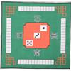 CORHAD Copritavolo e Lavabile Verde in Gomma Antiscivolo da Gioco Quadrato Tappetino Spesso e Confortevole per Mahjong e Giochi da Tavolo per Hotel e Casa
