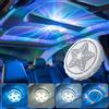 VOAKZEF Luci a led per auto interni,Plafoniera magnetica per auto,Luce di lettura interna dell'auto ricaricabile USB,Luce d'atmosfera per auto a LED,per auto,camper,campeggio,armadi,camera da letto