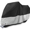 Zepphi Telo Coprimoto Impermeabile, XXL Pertura Moto con Fori di Blocco, Copri Motos da Esterno Anti UV e Antivento, Antifurto Copertura Motociclo per Moto Motorino Motocicletta - 245x105x125cm