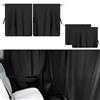 dellyy 3 Tendine Oscuranti per finestrini Auto, Tenda Divisoria per Autoper Campeggio, Viaggi, Come Protezione UV e Per Isolamento Termico (145cm*75cm)