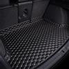 SSCOR Auto Tappetino per Bagagliaio in Pelle per V-W Tiguan 2017-2022 2023,su Misura Vasca Baule Tappeto,AntiGraffio Antiscivolo Protezione Accessori,E/Blackbeige
