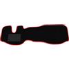 Somer Car Kit Tappetini Auto compatibili con Renault Maxity 2007-2013 | Set Tappeti in Moquette, Tappeto auto su misura, bordo rosso