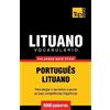 Andrey Taranov Vocabulário Português-Lituano - 9000 palavras mais út (Tascabile)