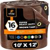 Xpose Safety Xpose sicurezza super heavy duty 16 mil Brown Poly TARP, marrone