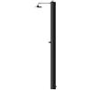 ATI Doccia Solare Tevere TN in Acciaio Inox AISI 316L Colore Nero Opaco - Capacità 28 Litri con Miscelatore