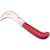 AUSONIA Roncola Pieghevole da Giardino Cm 16 per orto Com Manico plastica Rosso