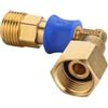 Cadac Raccordo rapido rotativo - metallo - bullone rotante ideale per 2 Cook e Citi Chef 40 - Colore rame - Blu - Barbecue