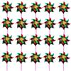 Hotainoys Girandole 20 Pezzi Girandole in Alluminio per Bambini, Diametro 6, 5 ''..Girandola a Riflettente con Pali Spaventa Uccelli Mulino a per spaventare Gli Uccelli da Giardino Lontano dal Gia
