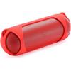 Hzycwgone Custodia Cover in Silicone per Beats Pill Altoparlante Bluetooth wireless,Borsa Trasporto Viaggio con Tracolla Accessori per Beats Pill Altoparlante Portatile(Rosso)