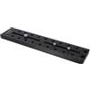 Haoge HQR-CT220 Piastra QR a sgancio rapido, 220 mm, per fotocamere Cartoni Focus 8S, Focus HD, e-Focus, Lambda 10, HiDV, Smarthead, Spinhead, Alfa II, Action Pro, testa fluida per treppiede