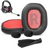 DowiTech Cuscinetti e fascia di ricambio professionali compatibile con Teufel Cage Gaming HD Headset con pelle amichevole per la pelle e memory foam