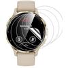 Vauki 4 Pezzi Pellicola Protettiva Compatibile con Garmin Venu 3s, Morbido Trasparente HD TPU Proteggi Schermo Ultra Sottile Senza Bolle, Anti-Scratch, Touch Sensibile