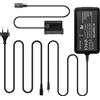 Raeisusp EH-5 Adattatore di alimentazione CA EP-5B Accoppiatore CC EN-EL15 Batteria fittizia per fotocamere Nikon Z7 Z6 D7500 D7200 D7100 D7000 D850 D810 D800 D800E D750 D610
