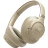 JBL Tune 730 BT - Cuffie over-ear wireless con JBL Pure Bass Sound, Bluetooth 6.0, design pieghevole, cavo audio, durata della batteria 76 ore e Google Fast Pair/Microsoft Swift Pair, beige