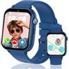 Ruopoem 4G Smartwatch Bambini, Orologio GPS Bambino con Videochiamate SIM Chat Vocale SOS Sveglia Giochi Modalità Scuola IP68 Impermeabile, Smartwatch per Bambini Regalo per Ragazzo Ragazza Studenti