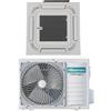 Hisense Climatizzatore a Cassetta 4 Vie 12000 Btu Monosplit Condizionatore con Pompa di Calore A++/A++ ACT35UR4RCC8 + AUW35U4RS8