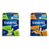 Tampax & Go Super e Super Plus, 72 Assorbenti Interni con Applicatore in Plastica, presa antiscivolo, doppio cordino Protettivo, ginecologicamente Testati, per Flusso Abbondante e molto abbondante
